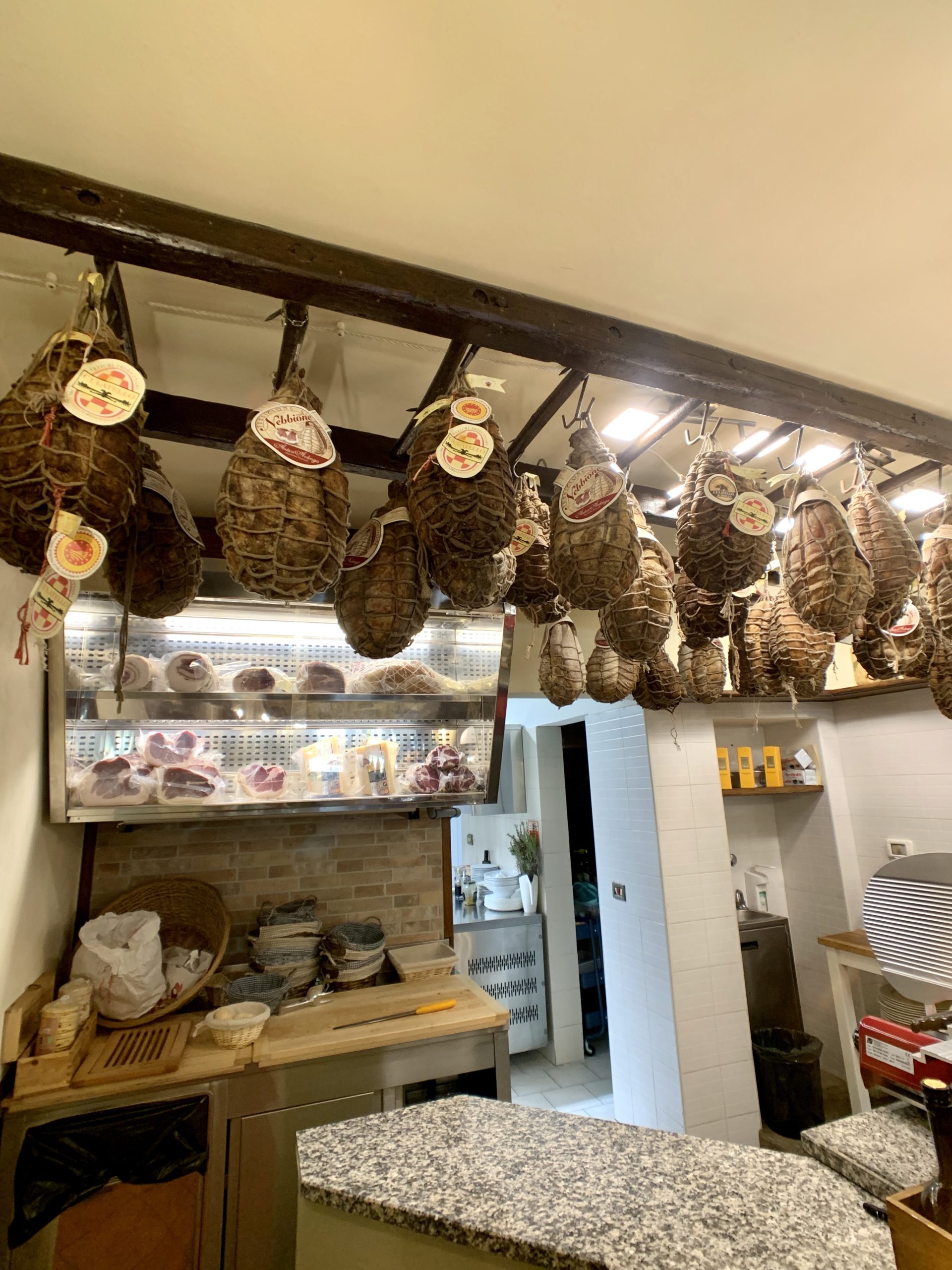 Meat and Cheese at Lucanda del Culatello in Parma, Italy